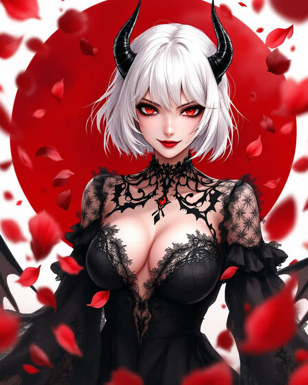 Zaru, démone, personnage fantasy DarLink AI